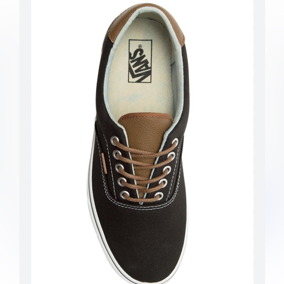 Vans Men's Trainers Low Top Sneakers in black men’s size 6.5 women’s 8 - Picture 2 of 5